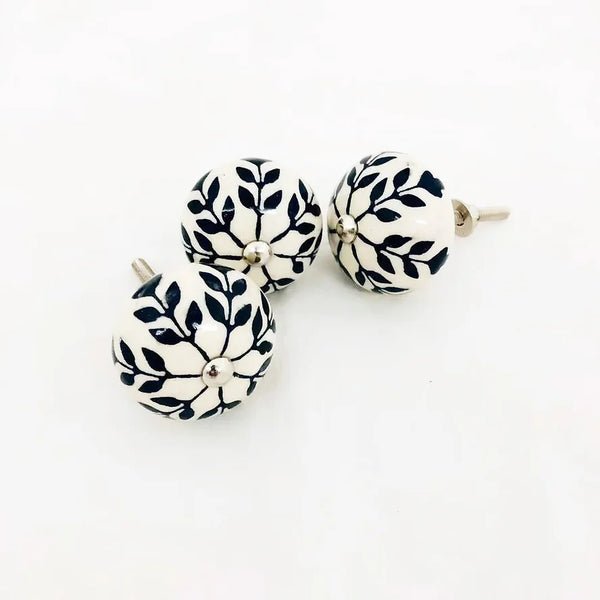 Hand Painted Ceramic Knobs