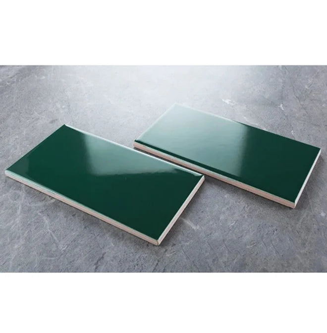 Dark Green Subway Tile