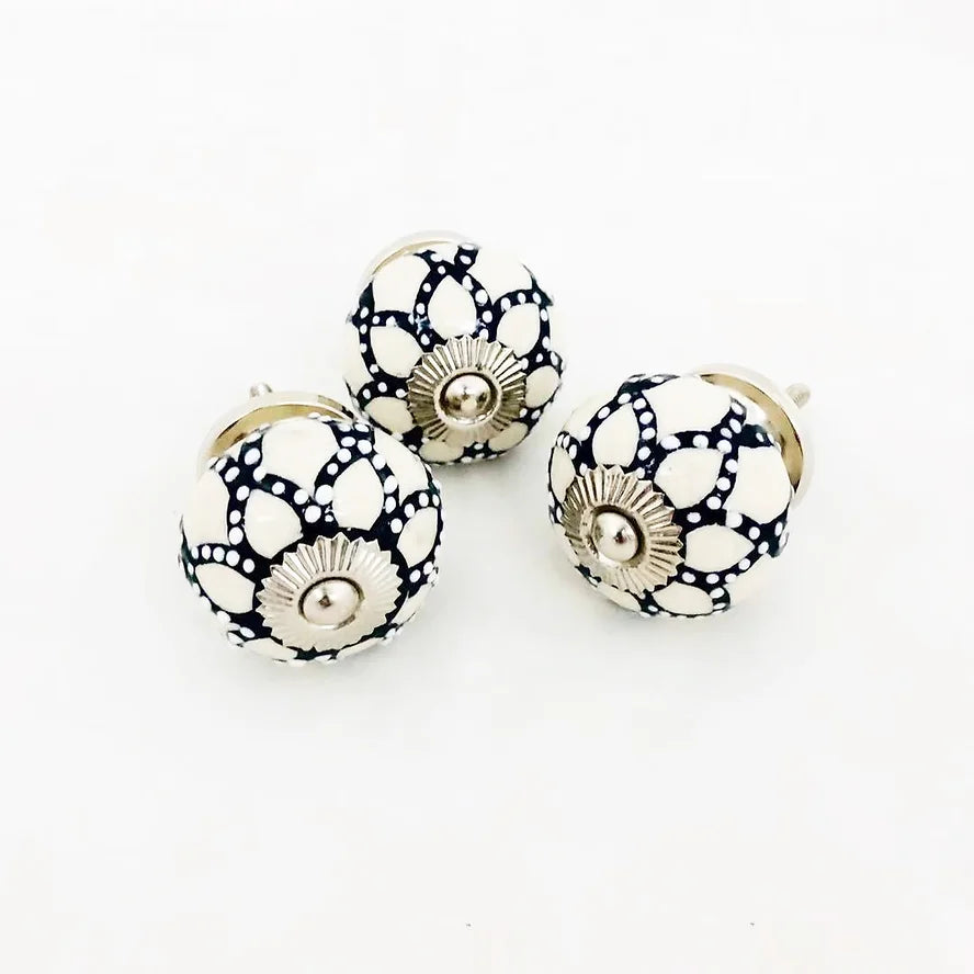 Hand Painted Ceramic Knobs