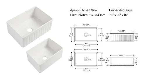 Sawyer Fireclay Sink